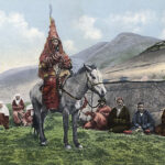 SB_-_Kazakh_woman_on_horse