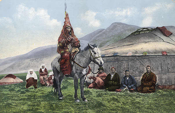 SB_-_Kazakh_woman_on_horse
